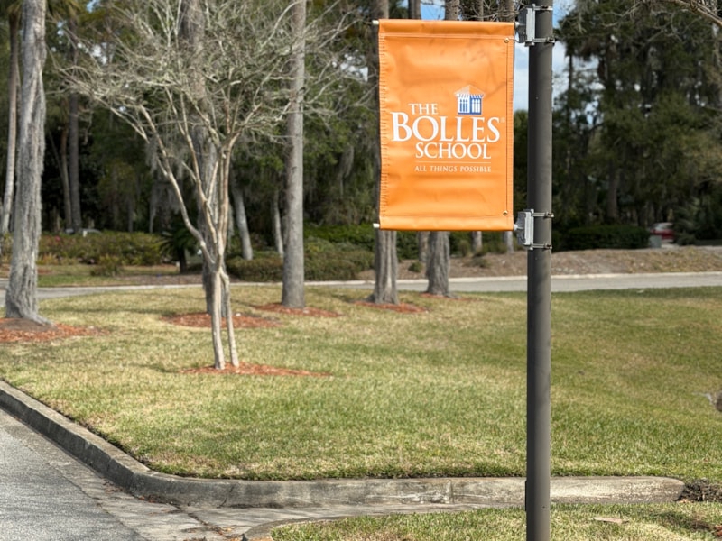 Boulevard & Street Pole Banners | School, College, & University Signs | Vinyl