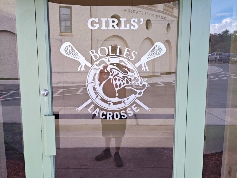 Window Graphics | School Athletic Facility Signage | Vinyl