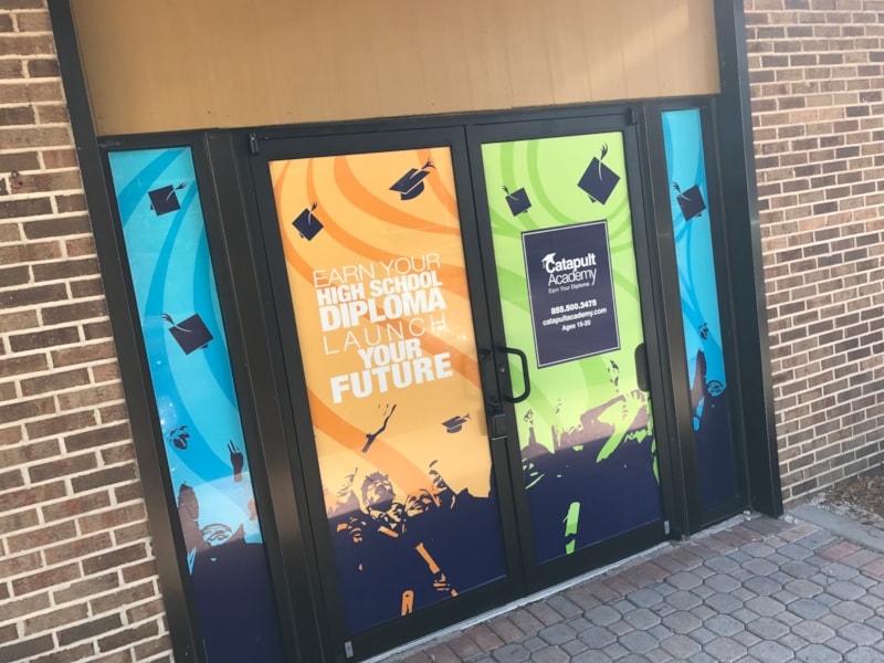 Window Graphics | School, College, & University Signs | Vinyl