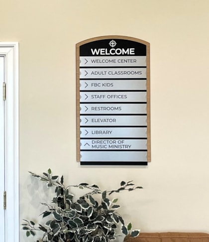 Directory and Wayfinding Signage