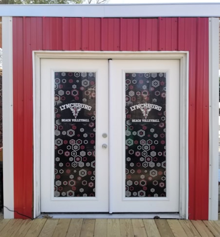 Privacy Window Film | School Athletic Facility Signage