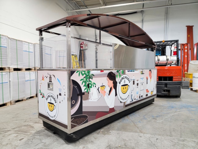 Pop-Up Booth for Food Market