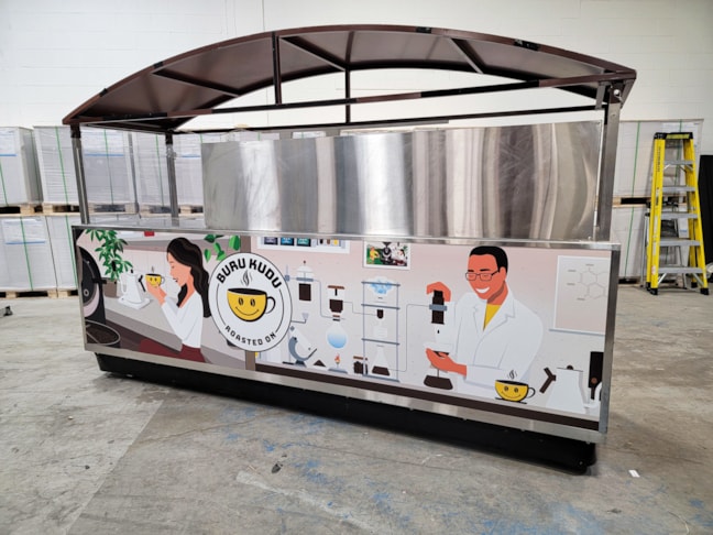 Pop-Up Booth for Food Market