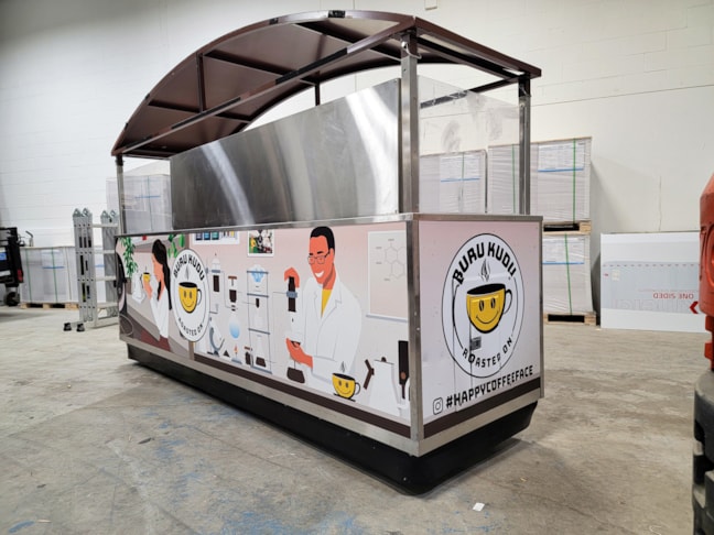 Pop-Up Booth for Food Market