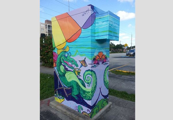  - Image360-Ft. Lauderdale - Utility Box Wraps - Alligator