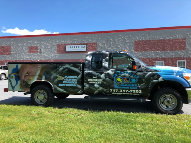 D. Baker Services full vehicle wrap