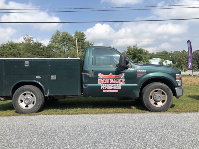 Iron Eagle Excavating Vehicle Graphics