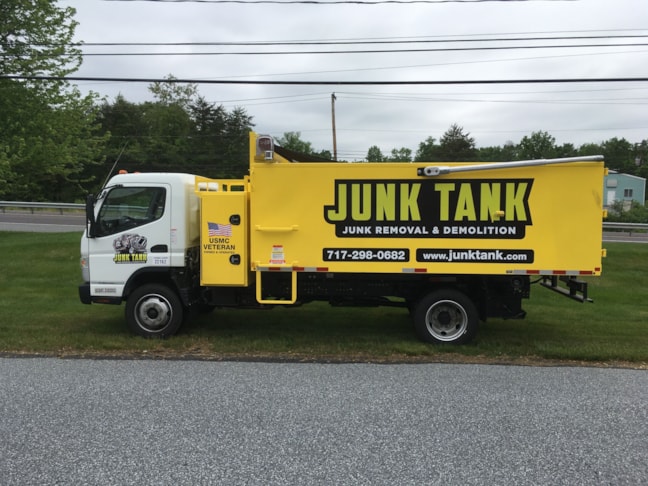 Junk Tank All Around Vehicle Wrap + Graphics & Lettering