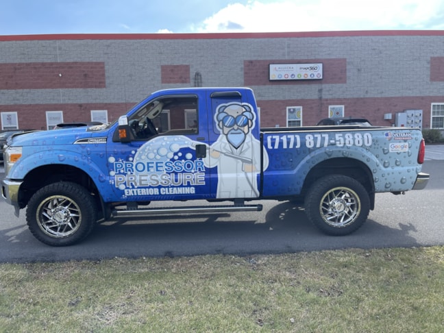 Full Vehicle Wrap - Professor Pressure