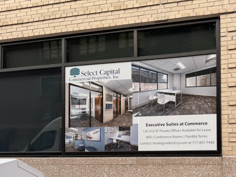 Window Graphics | Real Estate | Harrisburg, Pennsylvania | Vinyl