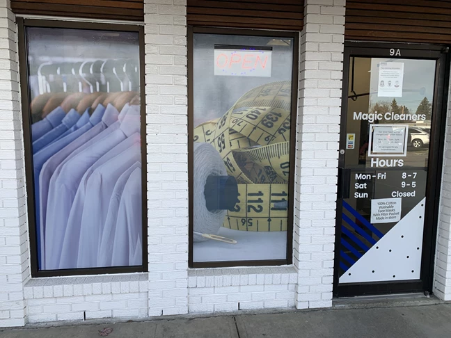 Custom Window Graphics are easy to install and remove and call attention to your store!