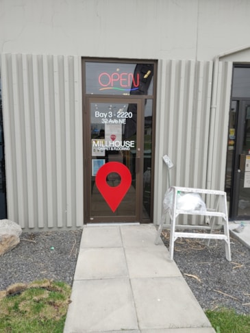 Let your business flair stand out with custom vinyl window decals.