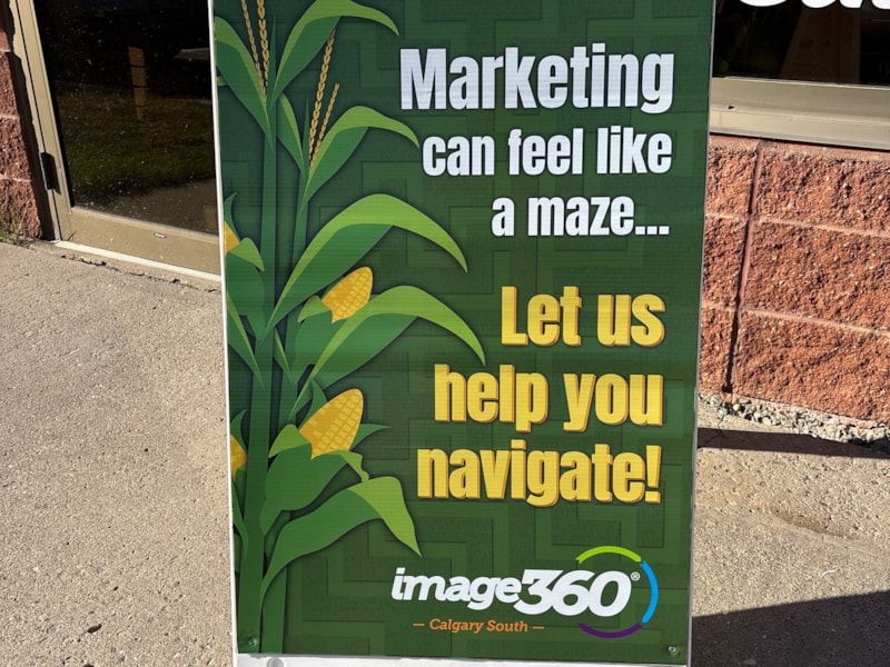 A-Frames & Sidewalk Signs | Professional Services | Calgary, Alberta | Corrugated Plastic / CoroplastTM
