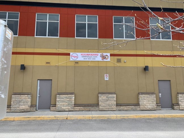 Banners on the outside of your building lets your customers know that you are open for business during restrictions