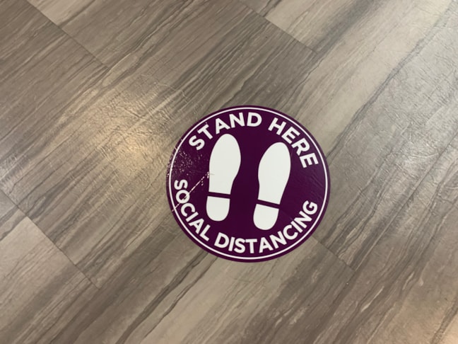 Social Distancing Signs -- durable and effective