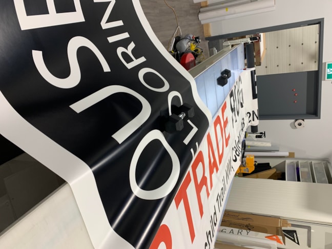 Displays & Banners -- The printer is singing!