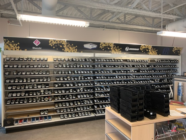 Display Cases - Header cards convey brand messaging to help your clients find the products they need. 