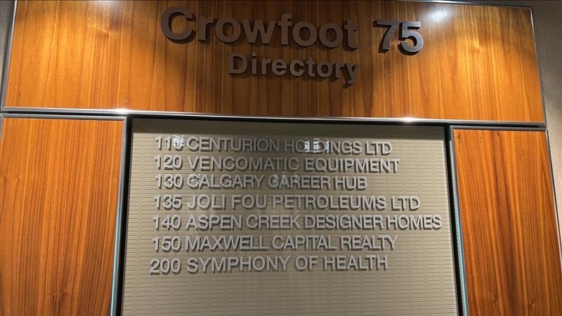 Directory and Wayfinding Signage | Manufacturing | Calgary, Alberta | Acrylic