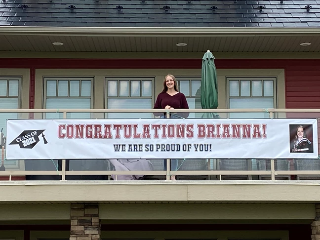 Celebrate your grad with custom banner signs