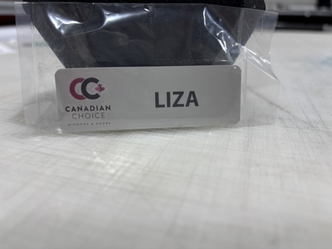 Badges & Name Tags make introductions effortless with our custom magnetic name tags! ??? Secure, stylish, and easy to attach—perfect for any professional setting.