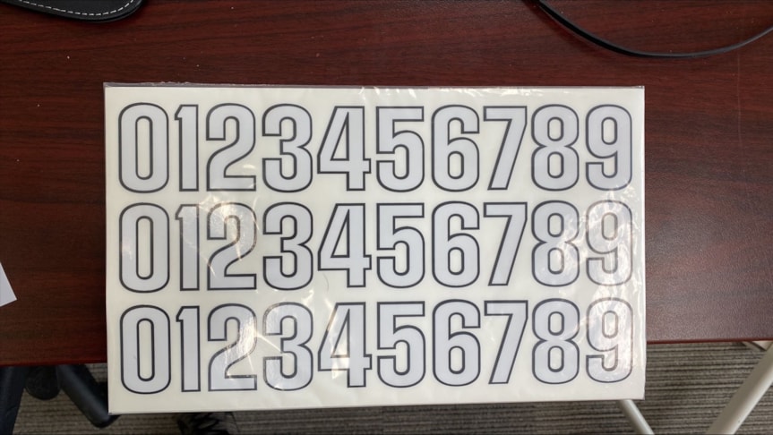 Vehicle Graphics & Lettering to add unit number to fleet vehicles