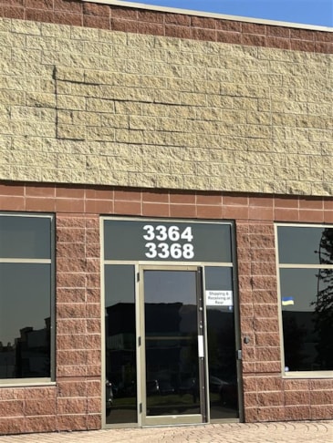 Window Graphics -- Clear, bold address numbers ensure visitors and deliveries find the right door every time.