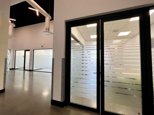 Window Graphics add a touch of class to your office space