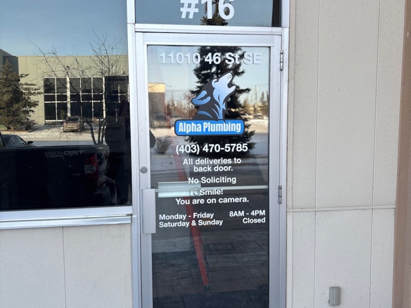 Window Graphics | Service and Trade Organizations | Calgary, Alberta | Vinyl