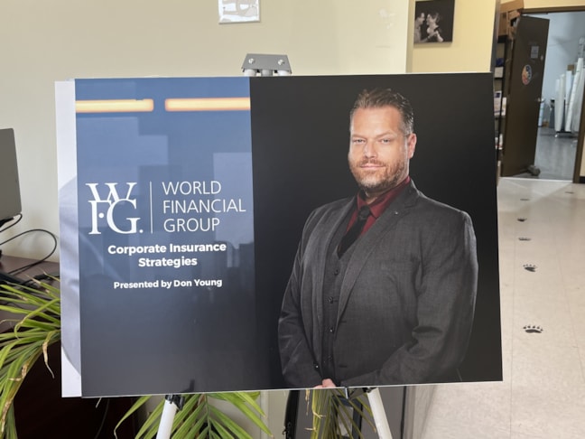 Business Presentation Materials:  Posterboard visuals enhance your on stage presence