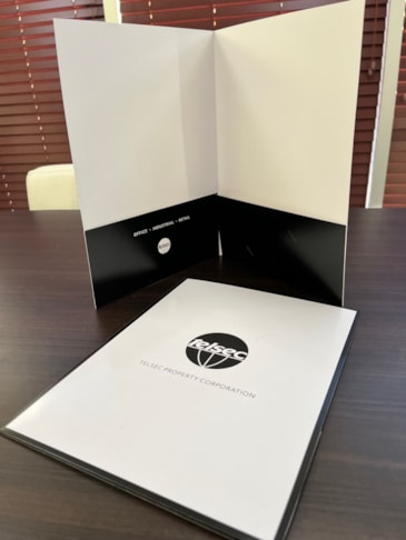 Business Presentation Materials create a powerful professional impression