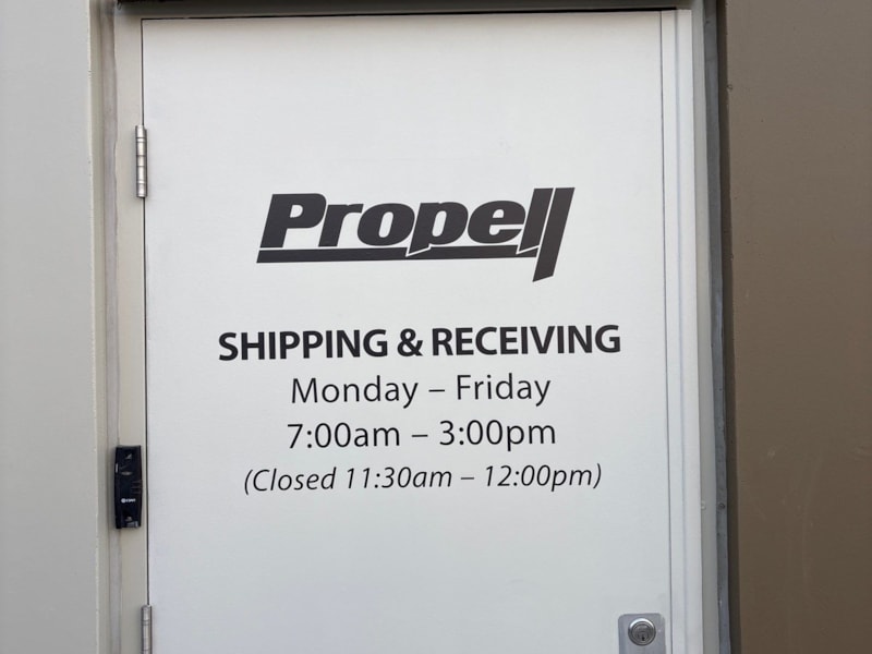 Door Decals | Service and Trade Organizations | Calgary, Alberta | Vinyl