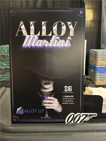 Corporate Event Signs:  Stand out with this eye-catching coro sign on an easelback!