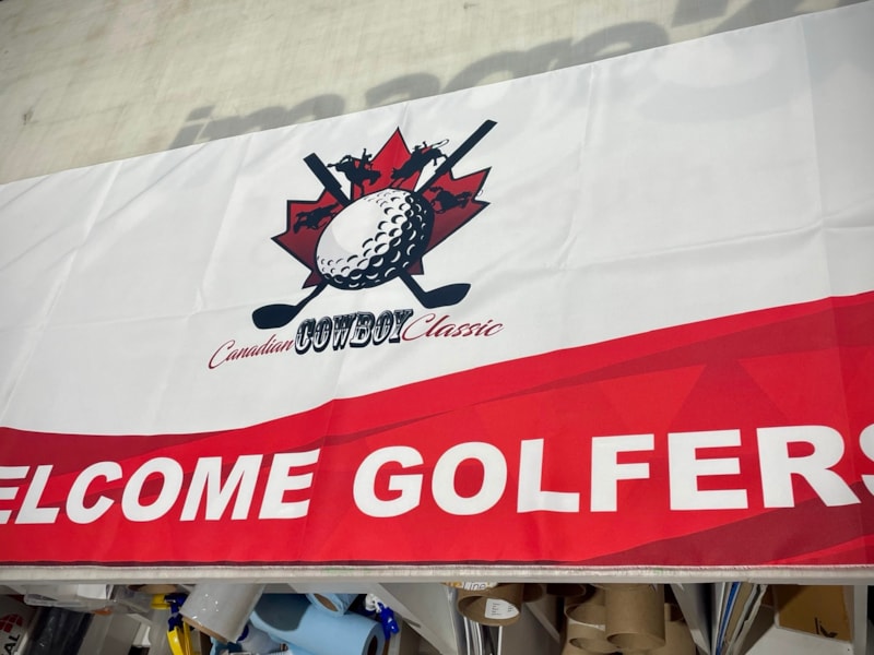 Feather Flags & Flutter Flags | Sports Venue & Stadium Signage | Calgary, alberta | Fabric