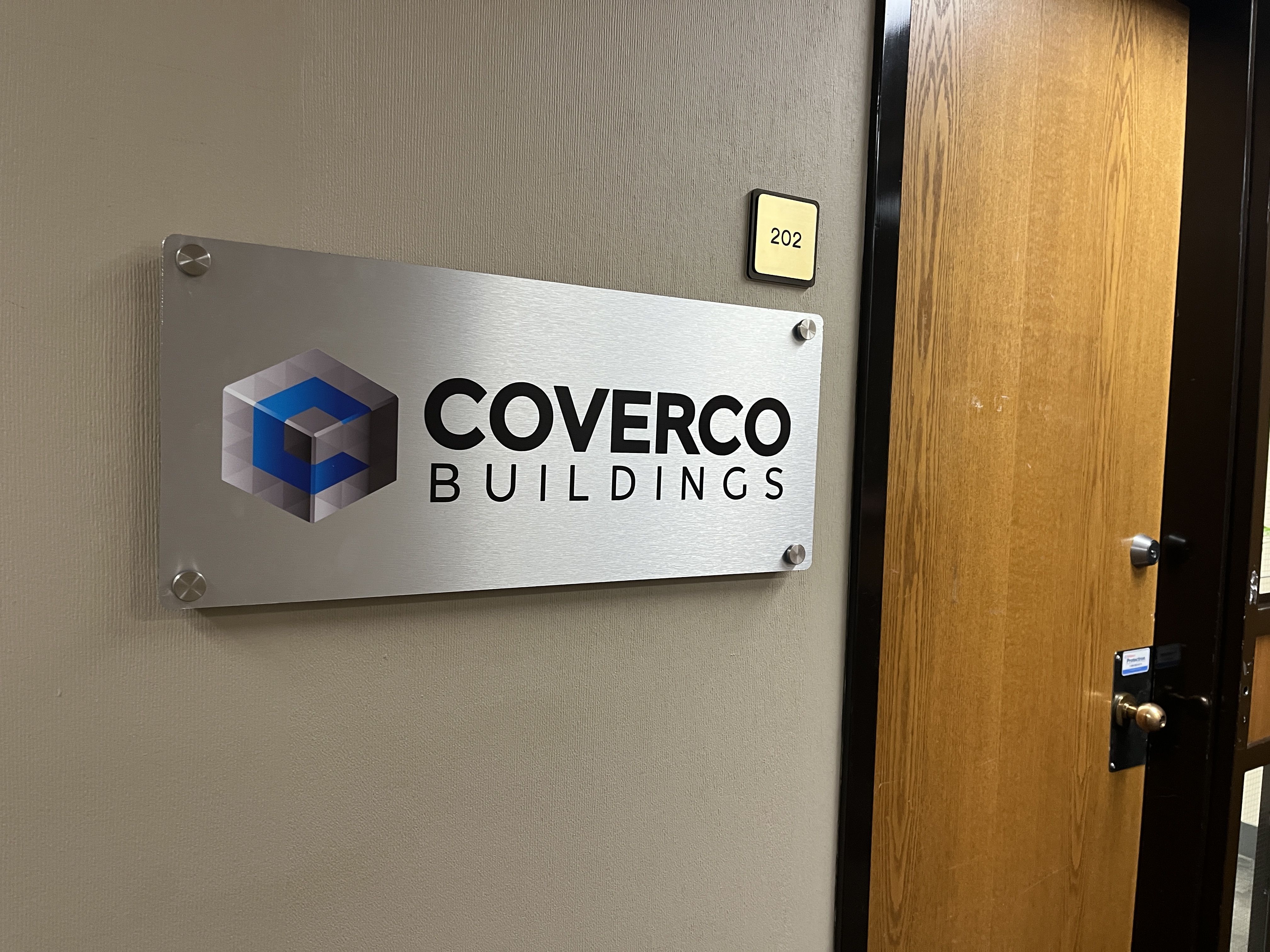 For Aesthetic and Ambiance Think Dimensional Lobby Signage!