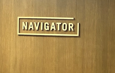 For Aesthetic and Ambiance Think Dimensional Lobby Signage!