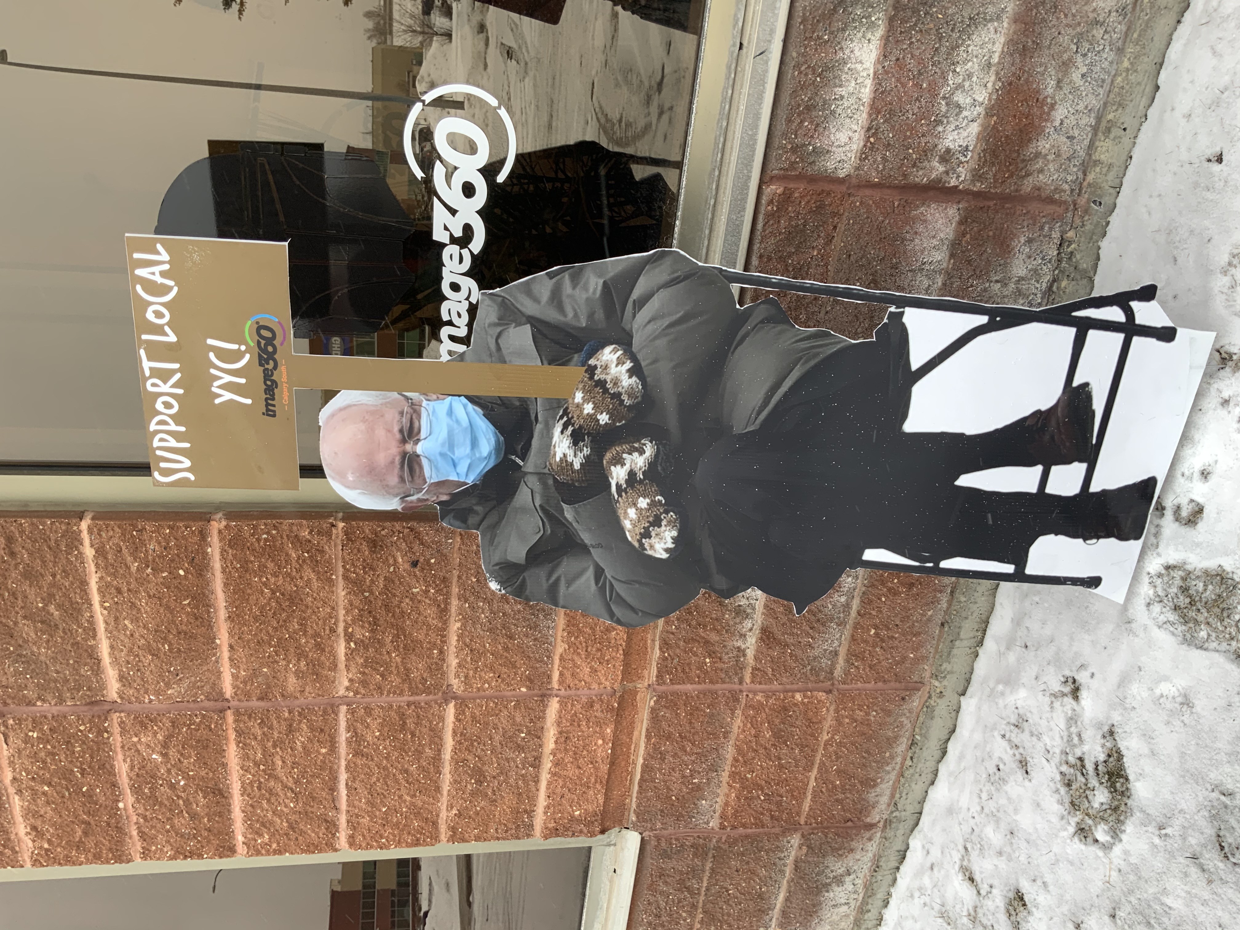 Someone 'borrowed' our funny little sign!