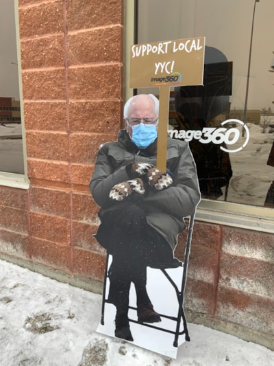 Someone 'borrowed' our funny little sign!