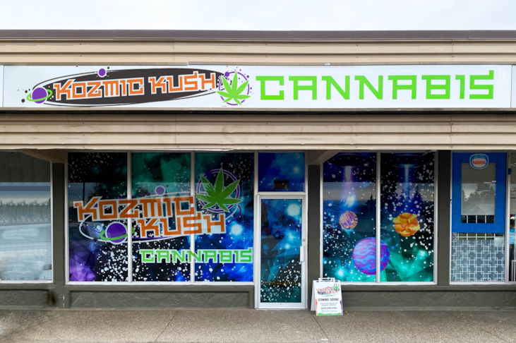 Store Front Lightbox Sign for Outdoor Strip Mall