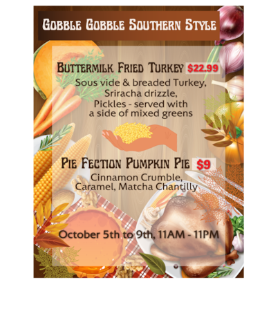 Menu Signs & Price List Signage