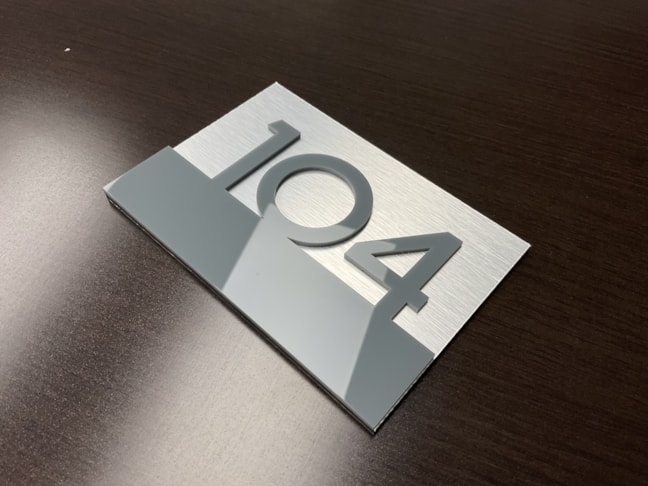 ACM and Acrylic Door Number | Directory and Wayfinding Signage