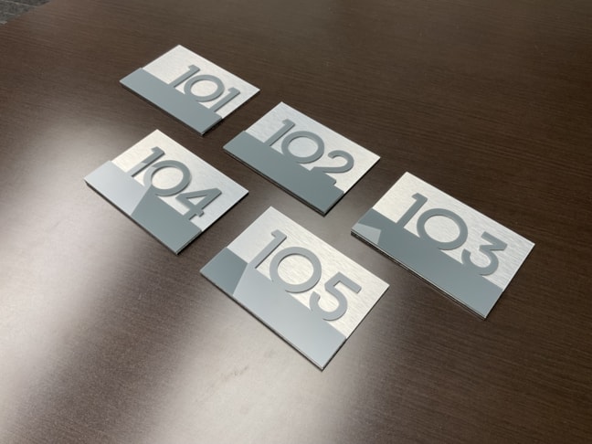 ACM and Acrylic Door Numbers | Directory and Wayfinding Signage