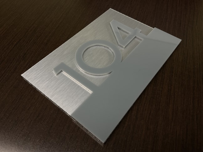 ACM and Acrylic Door Number | Directory and Wayfinding Signage