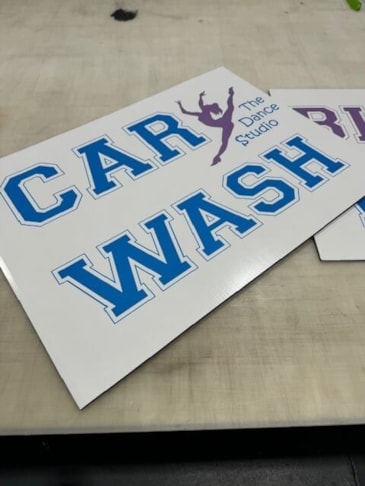 Yard Signs | The Dance Studio Car Wash