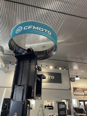 Hanging Signs & Ceiling Displays | Sports Venue & Stadium Signage