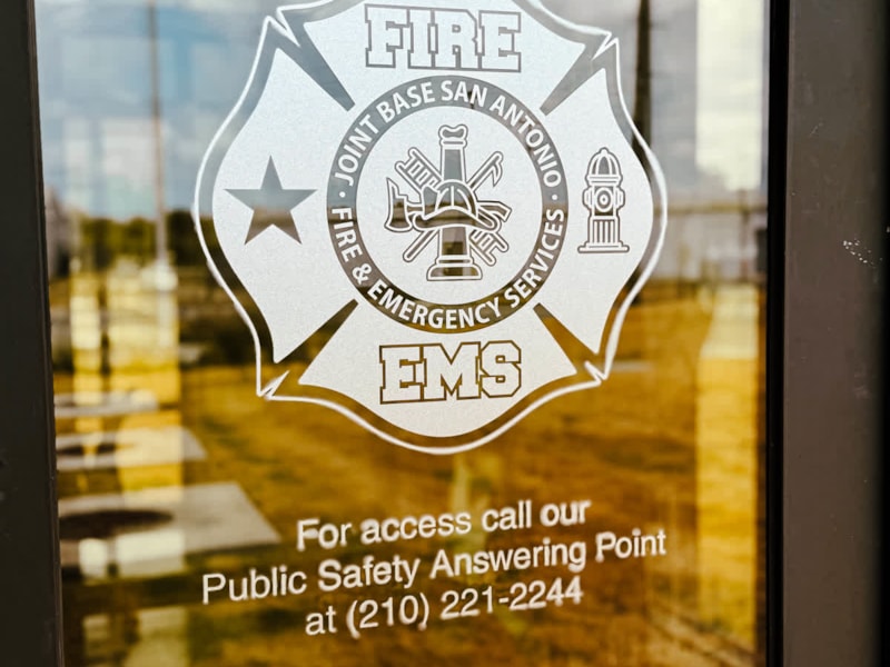 Window Graphics | Joint Base San Antonio, Texas | Vinyl