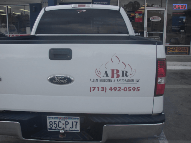 Vehicle Graphics & Lettering | Construction Signs