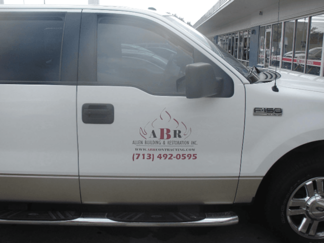 Vehicle Graphics & Lettering | Construction Signs