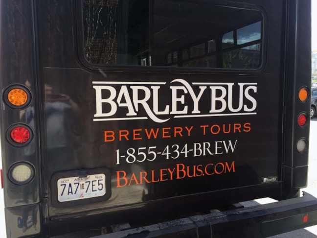 Vehicle Graphics for Barley Bus in Kansas City, MO