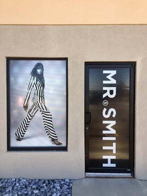 Exterior Perforated Window Vinyl for Modern Salon Services in Grain Valley, Missouri