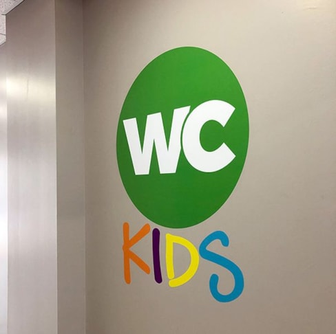 Interior Wall Vinyl Decal for Woods Chapel United Methodist Church in Lees Summit, Missouri